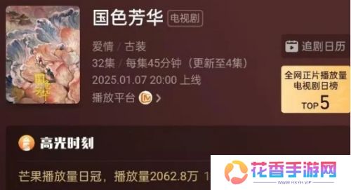 《国色芳华》仅播几集,收视已破千万,2025年最大的黑马剧出现了