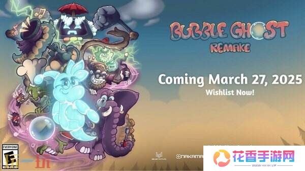横向卷轴《泡泡幽灵重制版》将于3月27日推出